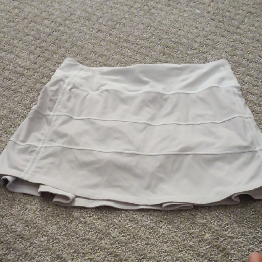 Women's Cream Mini Skirt